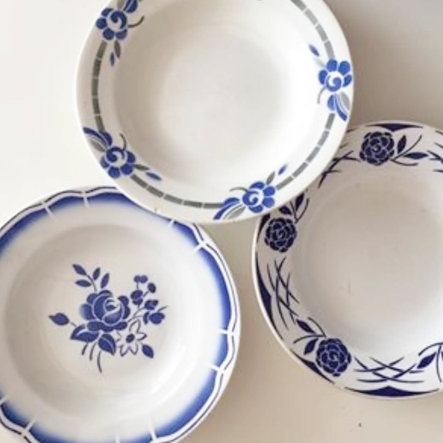 Bord 'Blue Fleurs'